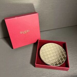 Gucci Parfums Monogram Mirror Gold